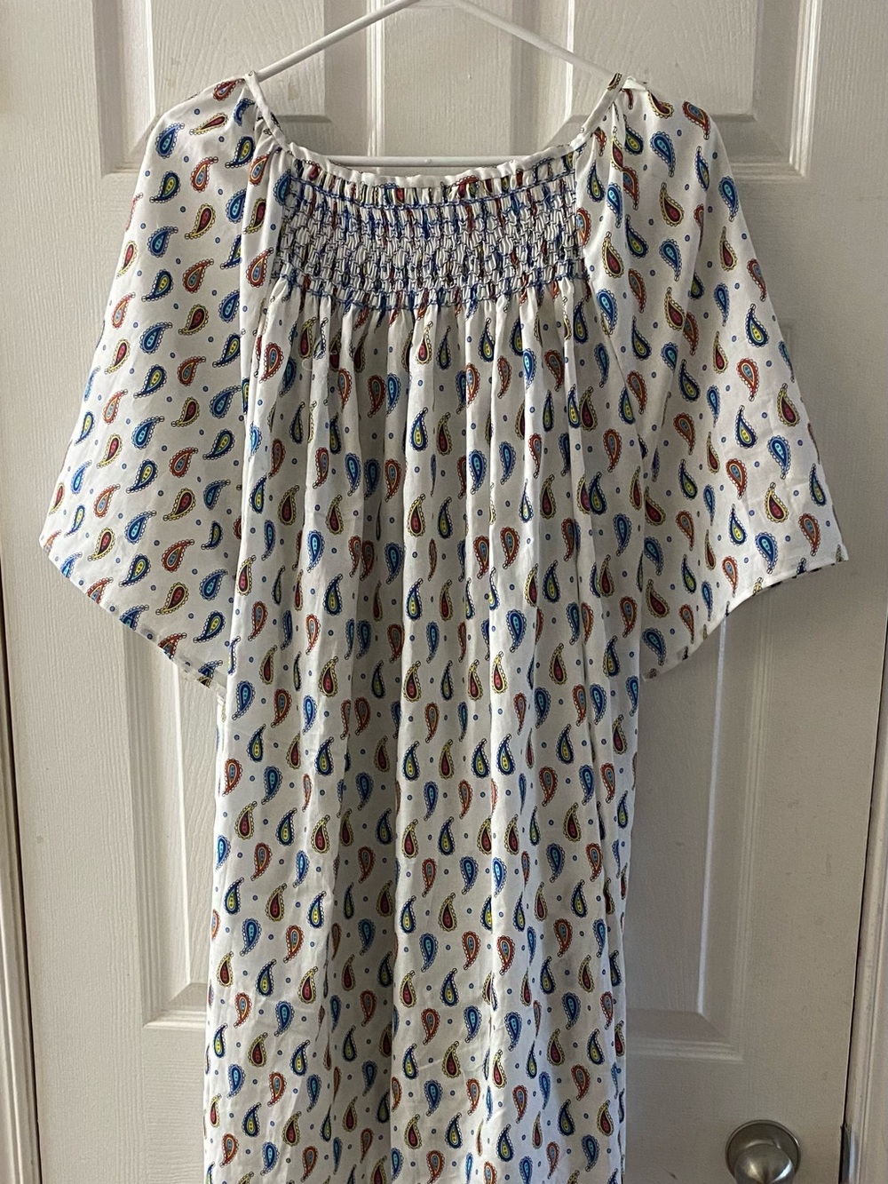 Smocked Cotton Dress